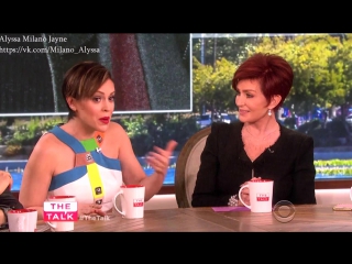 Alyssa milano still gets starstruck! #thetalk