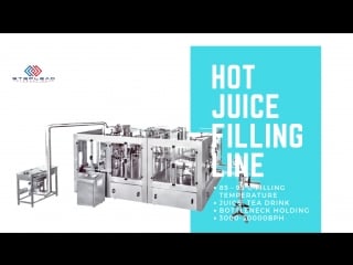 Hot fill bottled juice filling line 3000bph 30000bph with 85 95 celsius degree 2018 (fast!)