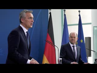 Live bundeskanzler scholz und nato chef stoltenberg geben gemeinsame pressekonferenz in berlin