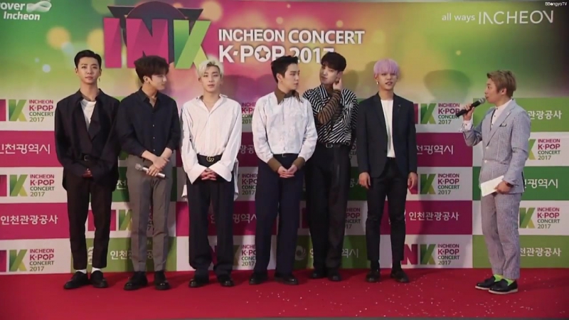 170909 ink 인천 케이팝 콘서트 2017 b a p red carpet [memorylane]