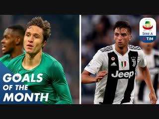 Milan beaten by chiesa strike bentancur impressive goal goals of the month