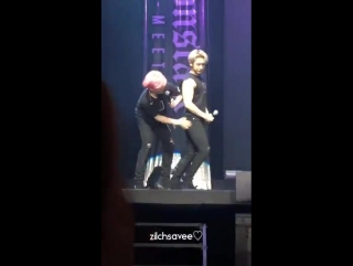 [07 01 2017] wonho and kihyun @ the first asia fanmeeting in bangkok