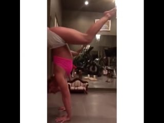 Owning my temple, my body, through yoga 💕🎉 but i really need to find one of those cool round mats!!