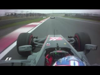 Grosjean passes massa from a long, long way back