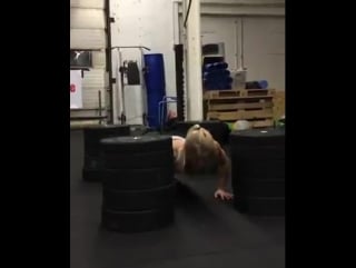 This girl loves pushups