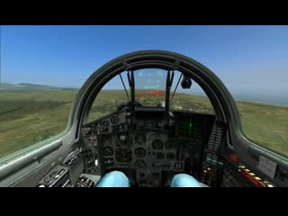 Тестостовый полет графика миг 29с test flight mig 29s digital combat simulator