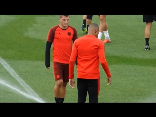 Marco verratti tried to use a sprinkler to prank kylian mbappe in training but the trick backfired on the psg midfielder!