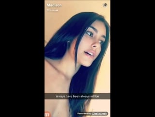 Madison beer via snapchat