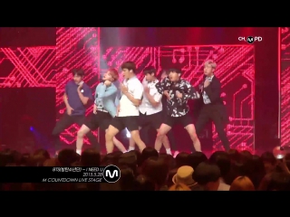 `perf` 150528 | bangtan i need u @ m!countdown (mpd/fancam)