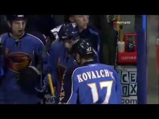 Tomáš vokoun was hit on the head with a stick