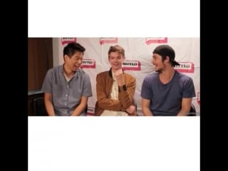 The scorch trials cast thomas brodie sangster & dylan o'brien & ki hong lee