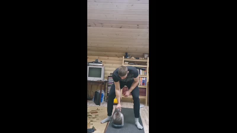 Жим гири на попа 40кг🐂