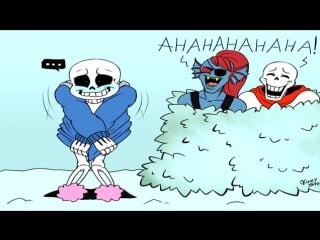 Undertale комикс не совсем голый санс