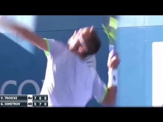 Grigor dimitrov vs viktor troicki highlights brisbane 2016