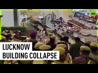 Residential building collapses in india