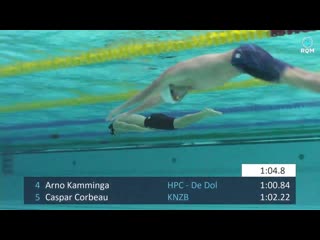 #17 a final men 200 m breaststroke rotterdam qualification meet zwemmen