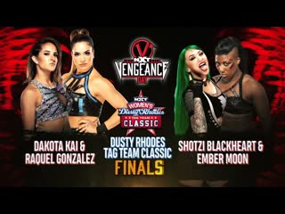 Raquel gonzalez and dakota kai vs shotzi blackheart and ember moon