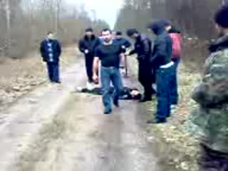 Каазец мочит скинхеда