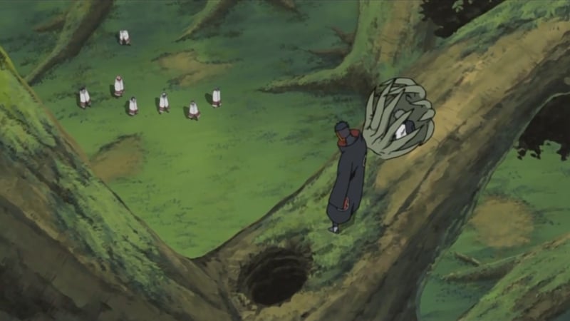 Наруто, сакура, киба, шино и ямато против тоби