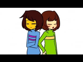 Frisk and chara wannabe ¦ meme