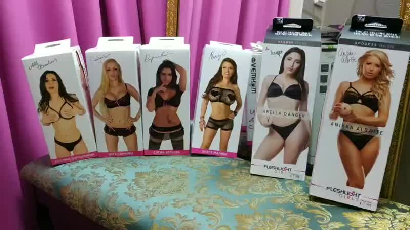 Слепки вагин и ануса известных порнозвезд fleshlight girls и флешнаш