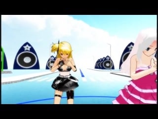 [mmd] lucy heartfillia, erza scarlet, mirajane strauss snow fairy