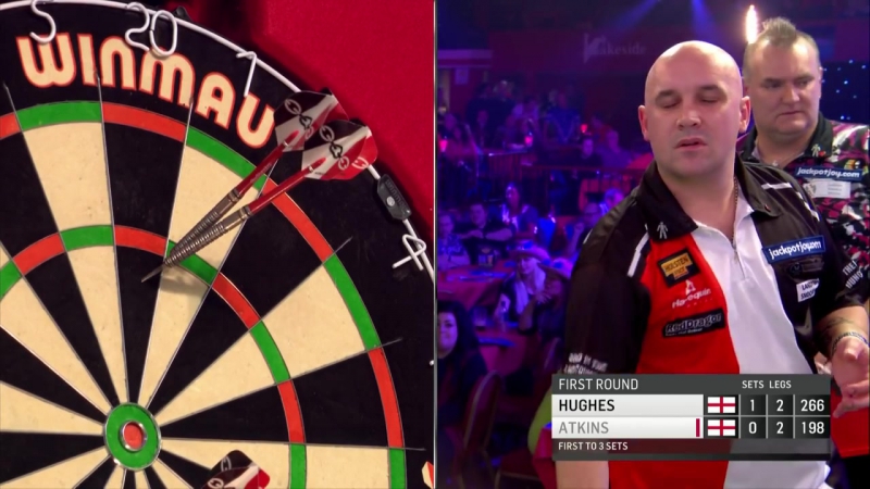 Jamie hughes vs martin atkins (bdo world darts championship 2017 / round 1)