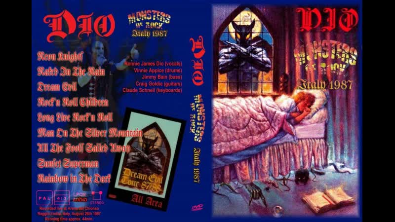 Dio 1987 08 26 arena del chionso, reggio 'emilia, italy