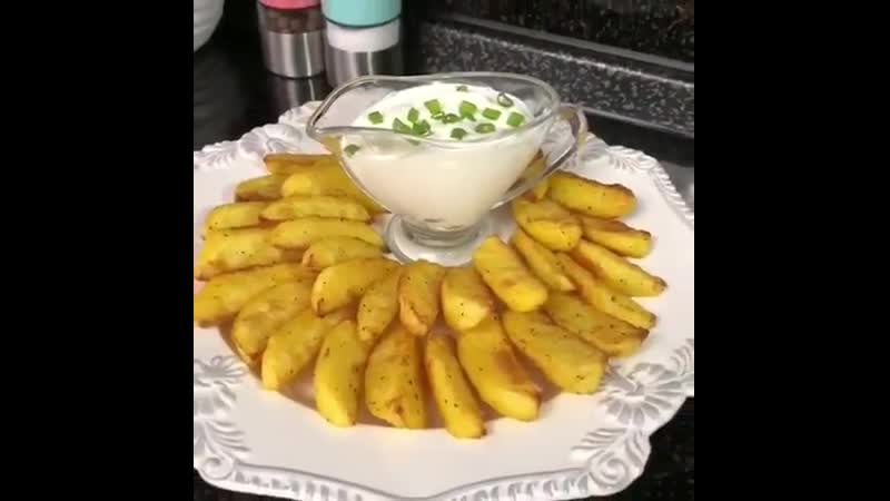 Картошка по деревенски