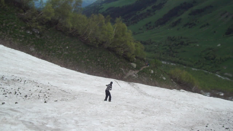 Архыз 2011 софийские водопады снежные забавы