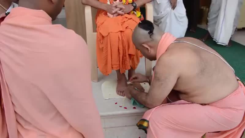 Бхакти вигьяна госвами махарадж прибыл в исккон тираппалай мадурай