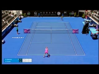 Denisa allertova v alize cornet highlights (1r) hobart inter