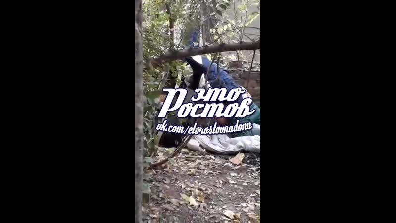 Два бомжа гомосексуалиста на буденновском, 1а это ростов на дону!