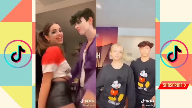 Addison rae vs coco quinn tiktok dance compilation 2023