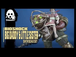 Bioshock big daddy and little sister threezero sixth scale figure ...