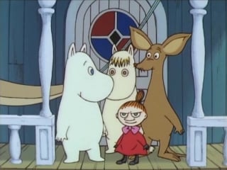 Tanoshii moomin ikka s01e14 our neighbour is a tough teacher rus sub
