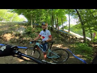 Uci mtb wc 2019 emily batty s pov at mont sainte anne