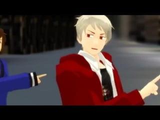 【aph mmd】hurly burly(bad touch trio)