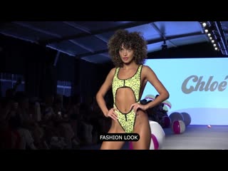 Показ модных купальников бикини chloé rose в майами 2019 лето ss 2020