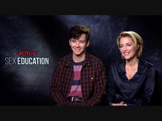 What asa butterfield gillian anderson learnt from sex education