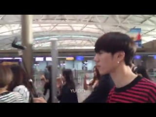 [fancam] 160922 югём @ incheon airport