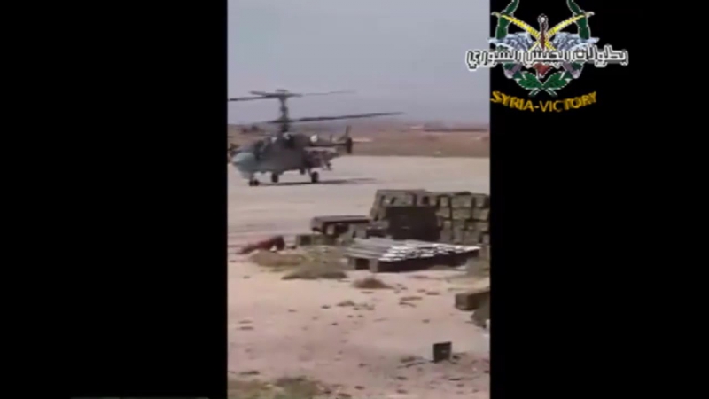 ✔ особое мнение российский вертолет ка 52 на сирийском военном аэродроме т4 в хомсе