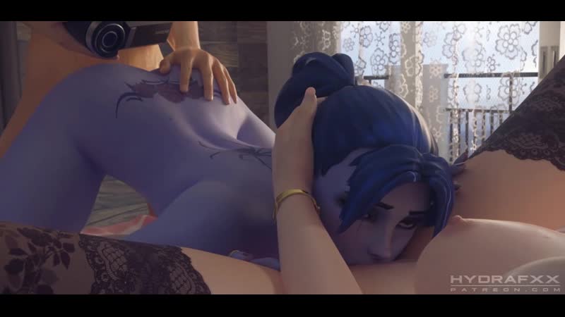 Widowmaker porn video – Widowmaker and mercy threesome overwatch