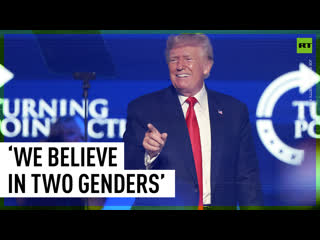 ‘we believe in two genders,’ says former president trump