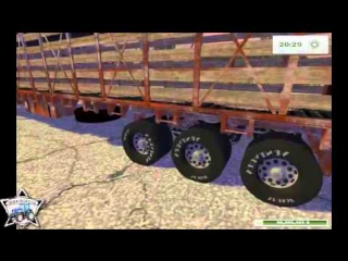 Полуприцеп "viehtrailer v1 1" для farming simulator 2013