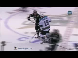 Joe thornton vs jamie benn feb 23, 2013