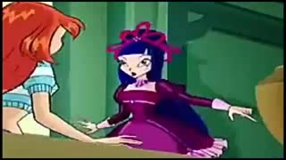 Рыжеволосая грудастая малышка Блум трахается с парнем в мультике Winx Club