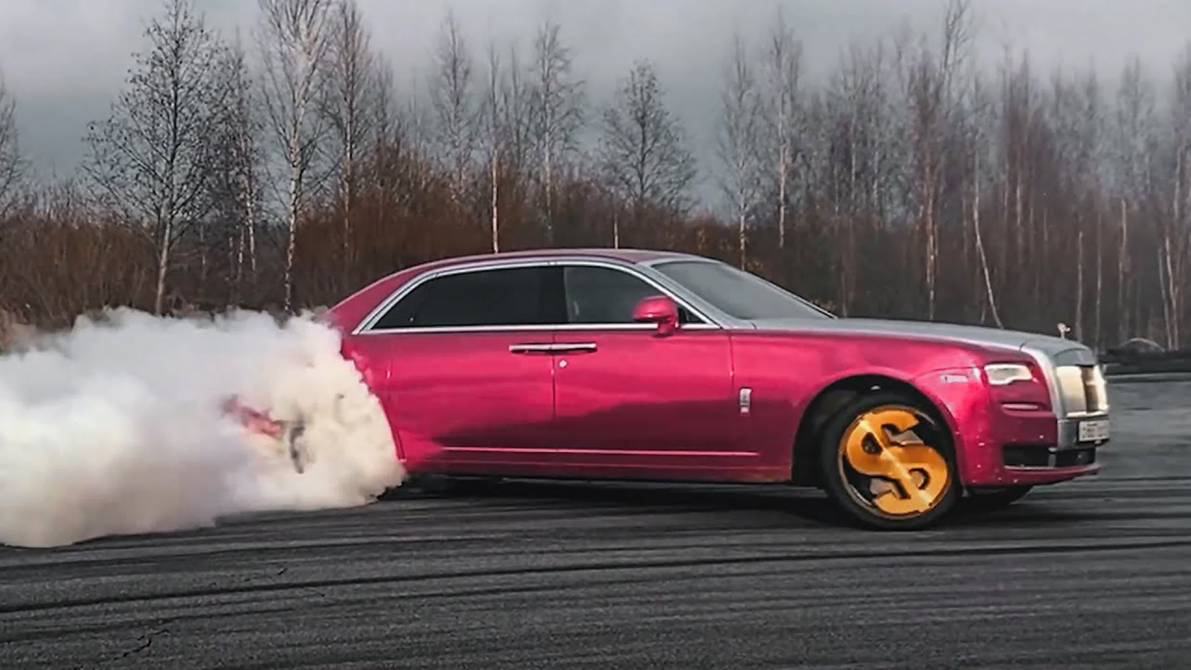 bulkin drive] самый дорогой дрифт в моей жизни! боком на rolls royce на все  бабки! watch online