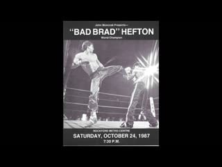 Interview with kickboxing world champion bad brad hefton