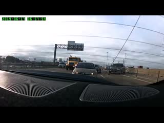 Impatient driver makes a bad move
